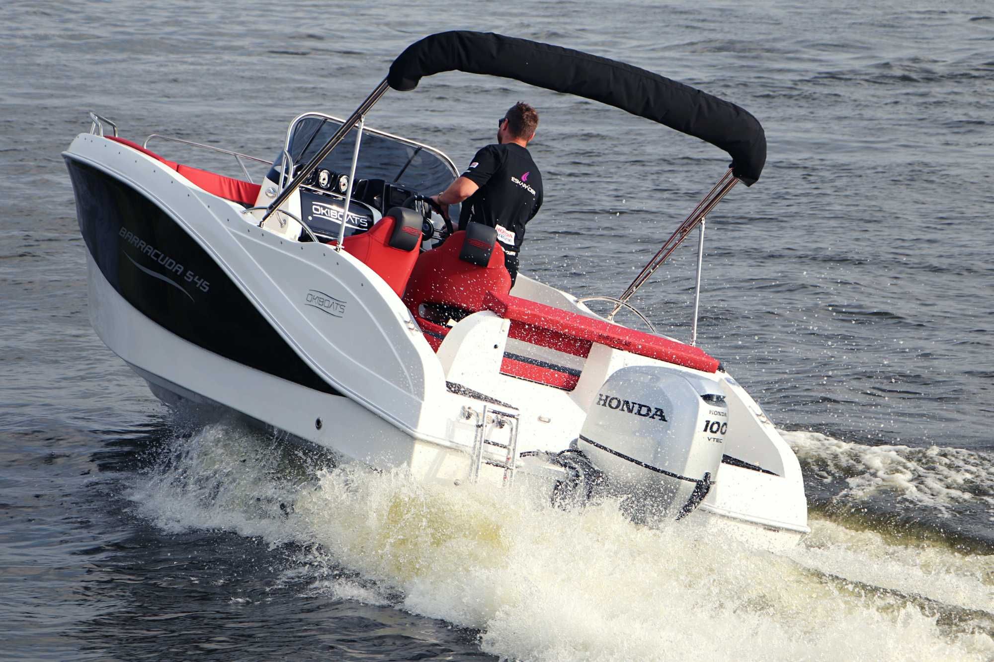 Nowa łódź motorowa Barracuda 545 Open 7 osób, 150 KM, Honda, Mercury