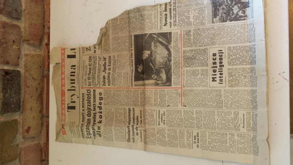 Stara gazeta TRYBUNA LUDU 1971 r