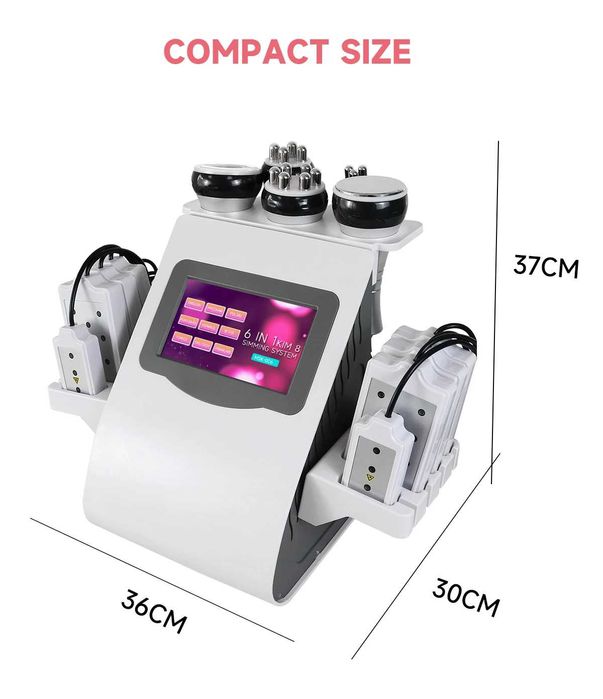 6в1 40K Кім 8 Лазерний,Ультразвуковий,кавітаційний,РЧ,вакуумний масаж