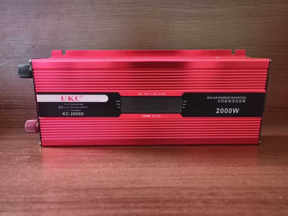 Преобразователь Автомобильный 12V 220V 2000 Вт Перетворювач Инвертор