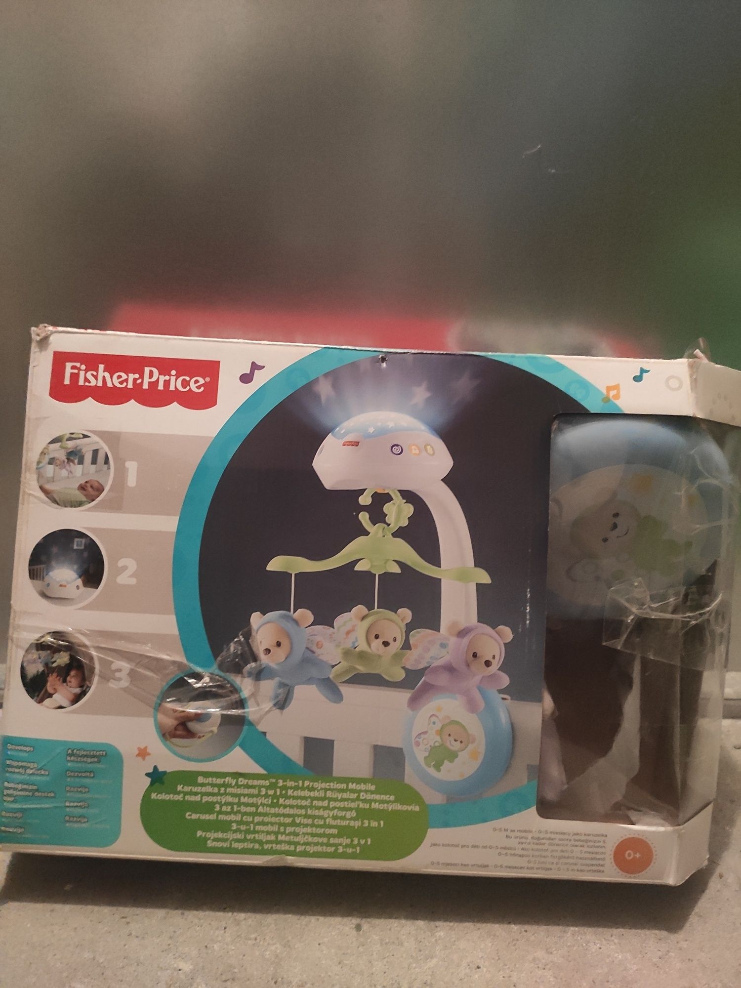 Karuzelka Pałąk do łóżeczka fisher price