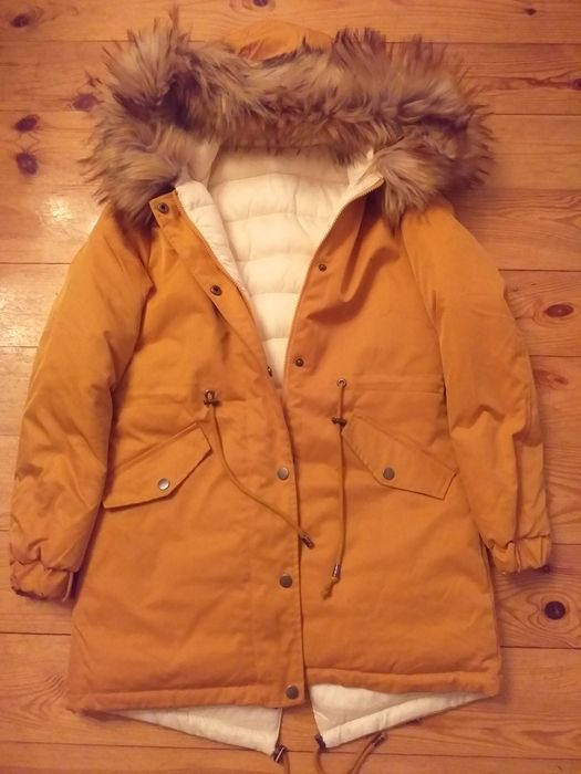 Kurtka dwustronna z kapturem