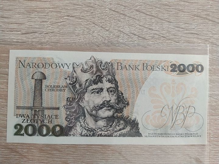 2000 złotych 1979 AB stan UNC