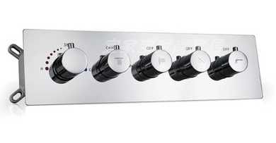 Смеситель встраиваемый , термостат, термостатический кран, душ ванна