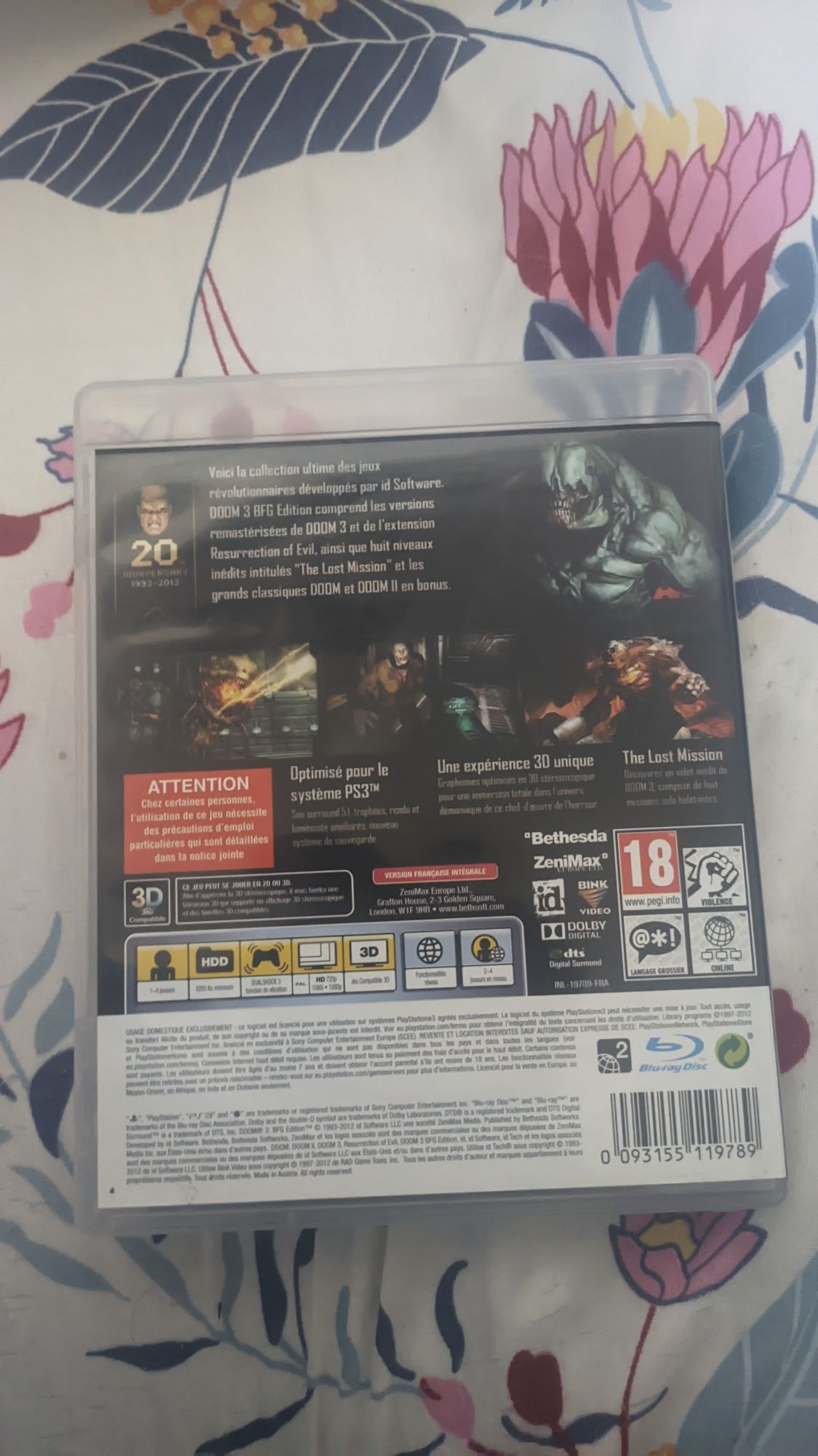Doom3 bfg edition PS3  em ótimo estado