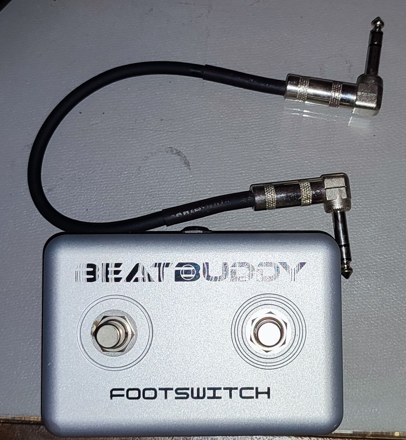 Pedal beat buddy com cartão de memória, pedal footswitch e cabos