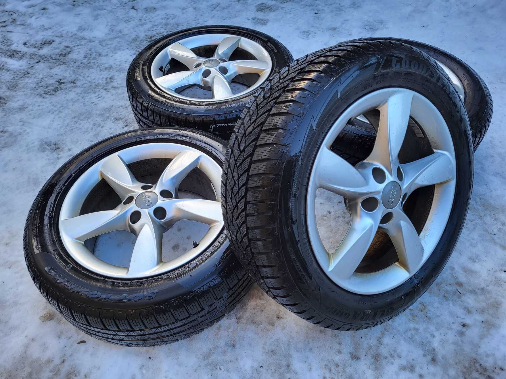 Koła 17" 5x112 Audi A4 B8 B9 A5 A6 C6 C7 C8 z oponami zimowymi