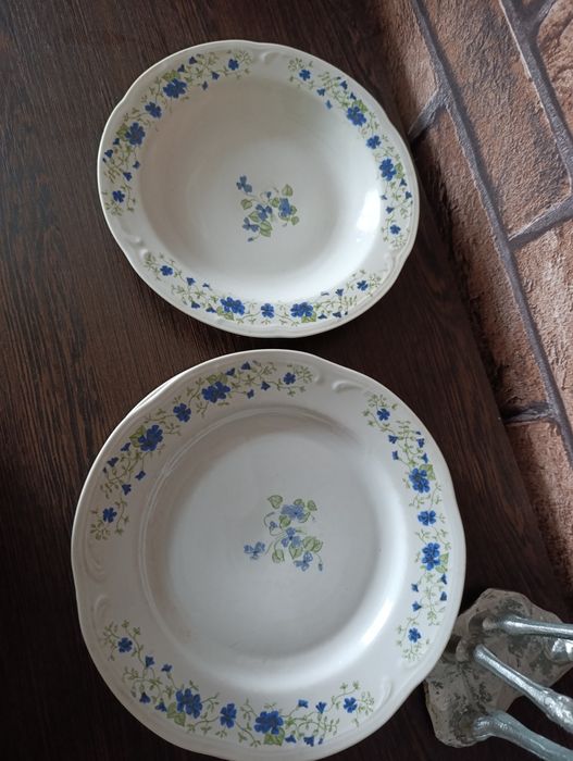Stare talerze firmy Włocławek porcelana