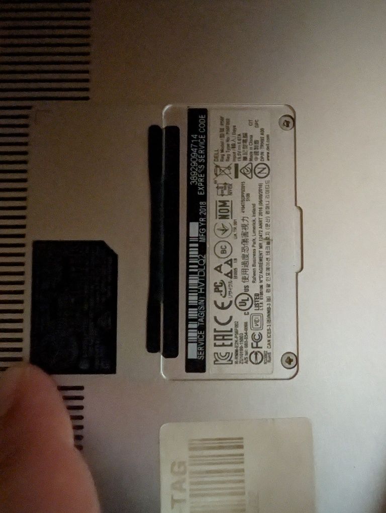 PC DELL XPS 15 para Peça