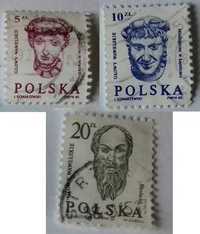Znaczki pocztowe GŁOWY WAWELSKIE 5zł 10zł 20zł Polska 1985, 1986