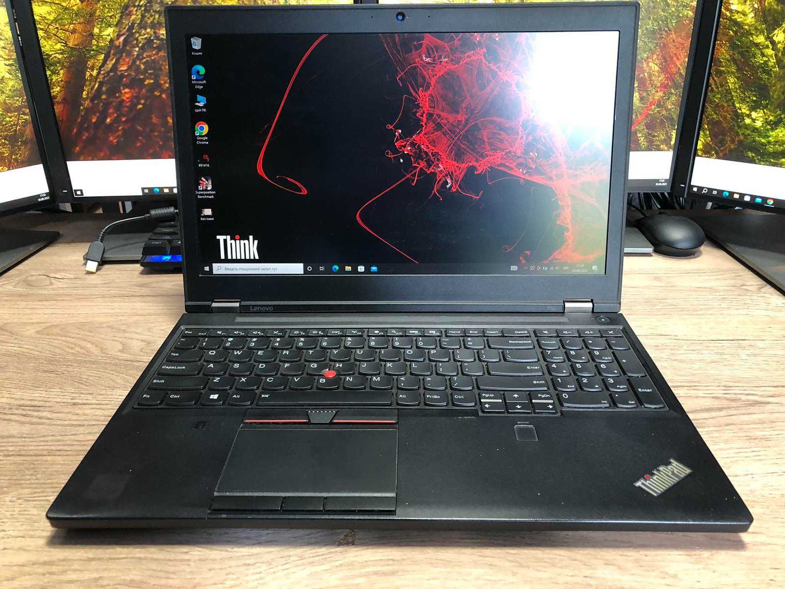 Потужний Lenovo ThinkPad P50 / i7-6820HQ / 64Gb / SSD 512GB / IPS