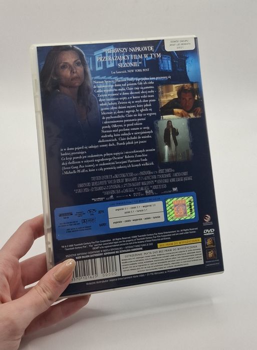 Płyta DVD film What lies beneath Co kryje prawda Ford Pfeiffer