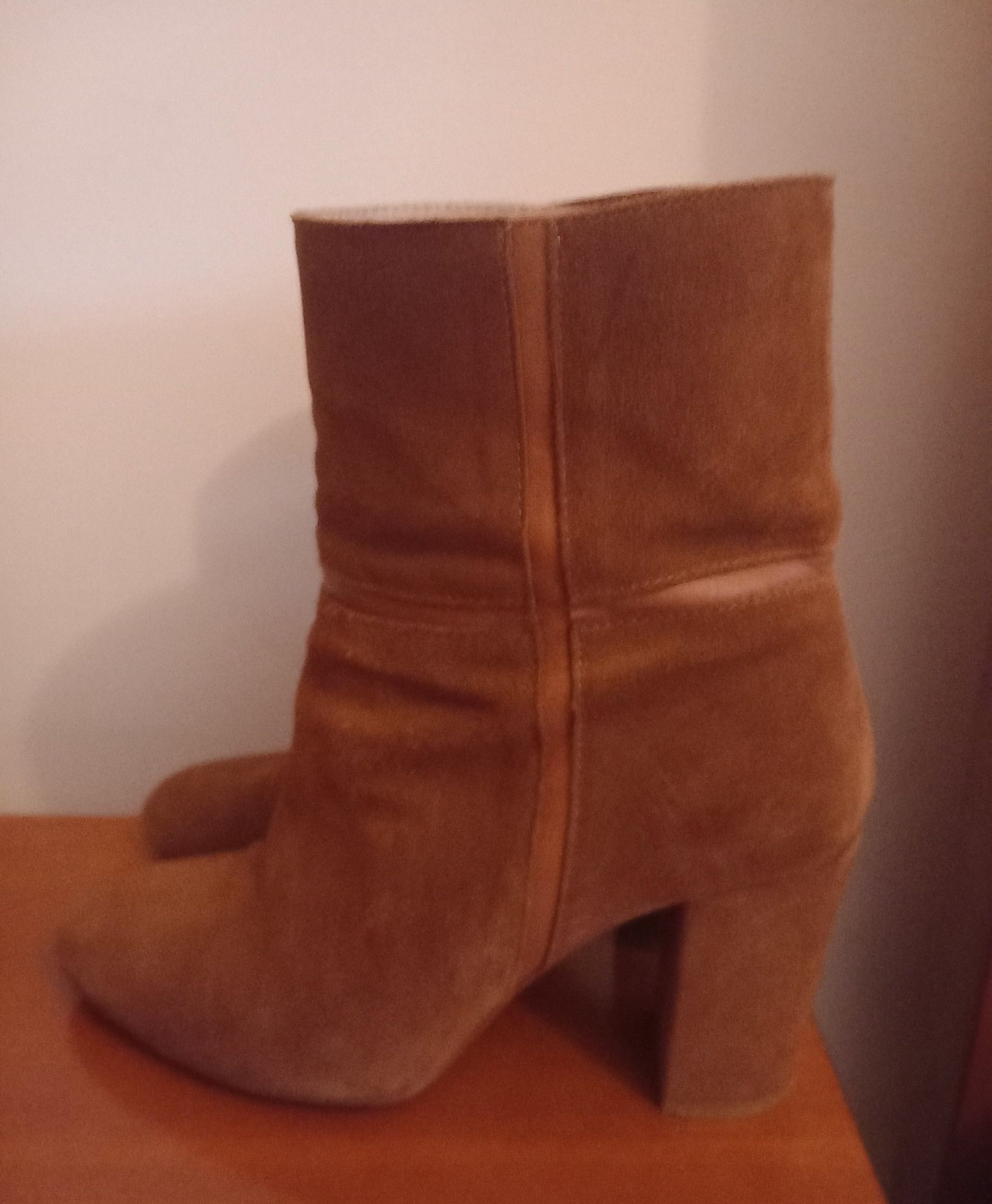 Botins 37(Eureka)Pele Camel