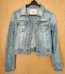 Stradivarius kurtka jeansowa jasnoniebieska w groszki roz. S/M