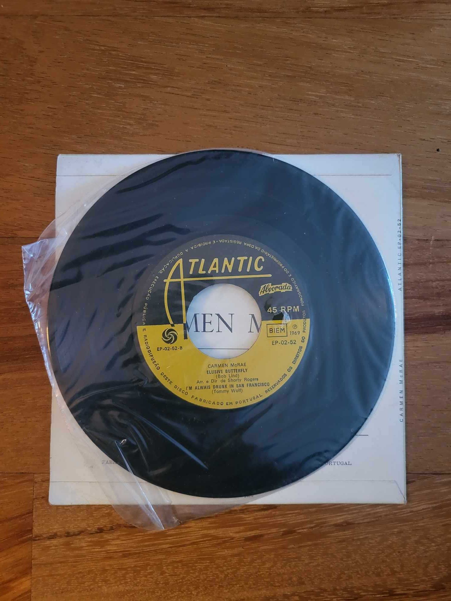 Disco Vinil | "Carmen McRae", Carmen McRae