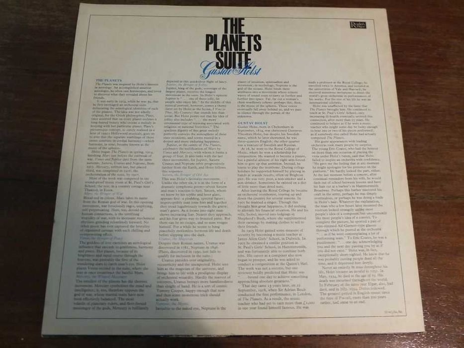 Vinil LP de Gustav Holst "The Planets"