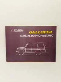 Manual do Proprietário - Hyundai Galloper