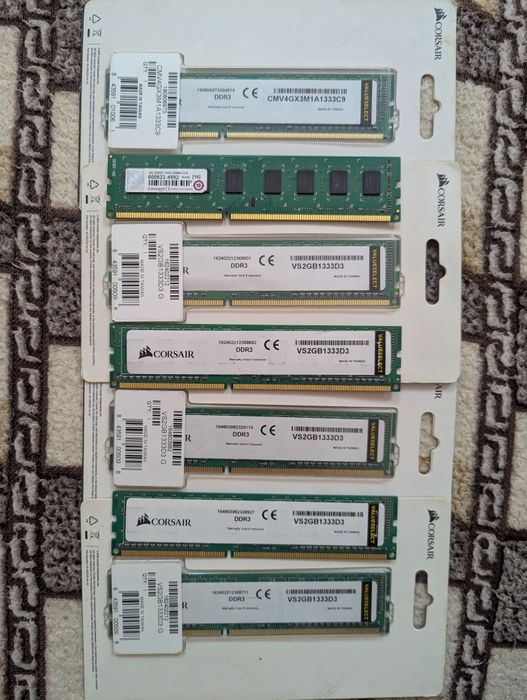 ddr3 Corsair, 2gb, 4gb