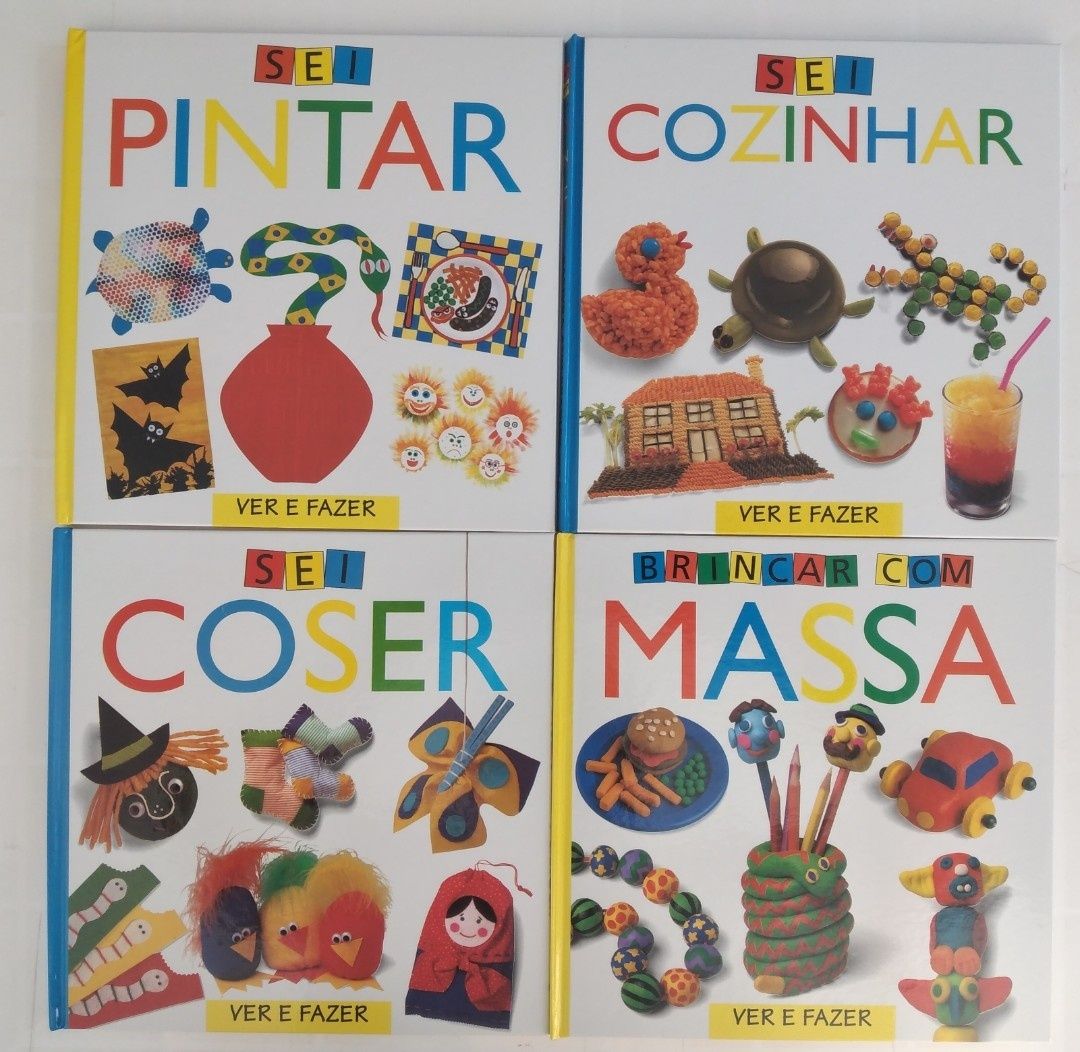 Ver e fazer - I e II séries - cada série tem 8 livros novos na caixa