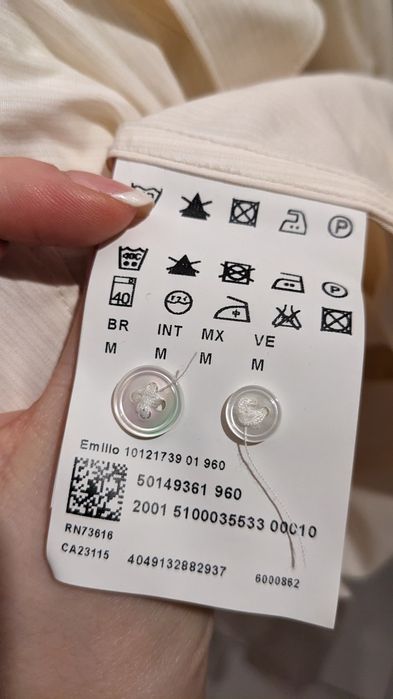 Чоловіча сорочка Hugo boss, slim line, розмір М