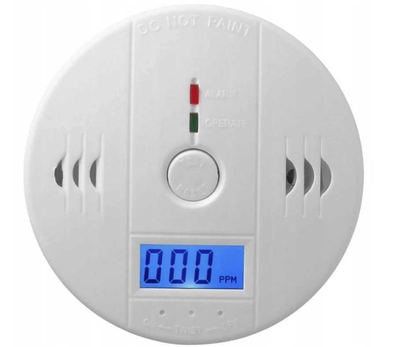 Czujnik czadu CO / tlenku węgla z wyświetlaczem LCD