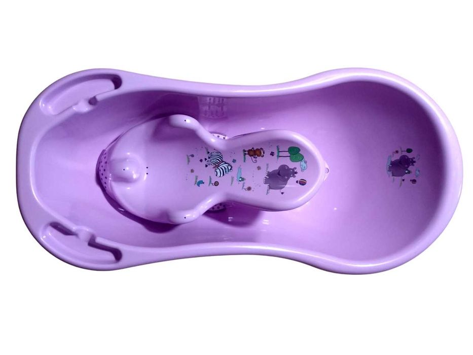 Гірка для купання у ванну анатомічна форма ванна Hippo 100 см ванночка