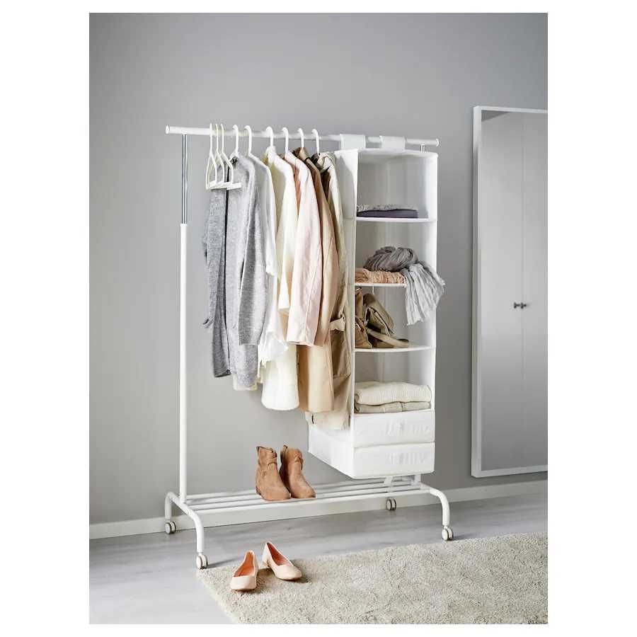 Вішалка для одягу, біла IKEA RIGGA 502.316.30