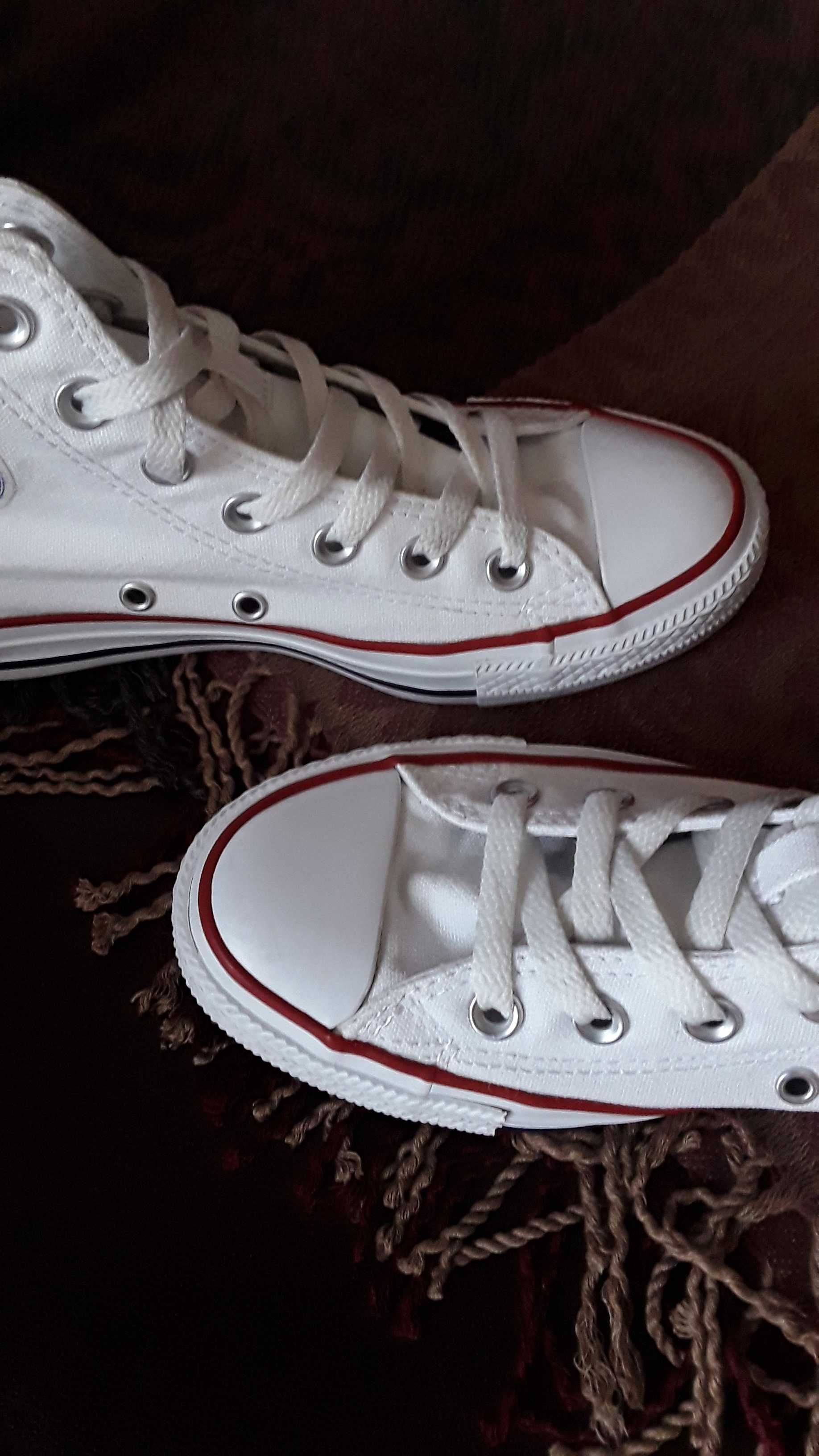 Trampki Converse biale rozm.36.5