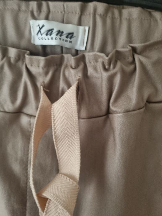 Spodnie woskowane Xana r.36/38, S, M piekny łancuch