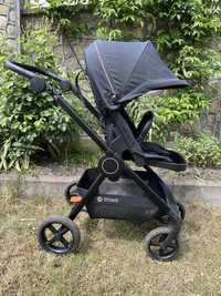 Коляска Stokke Beat black 2 в 1 + автокрісло з  базою isofix