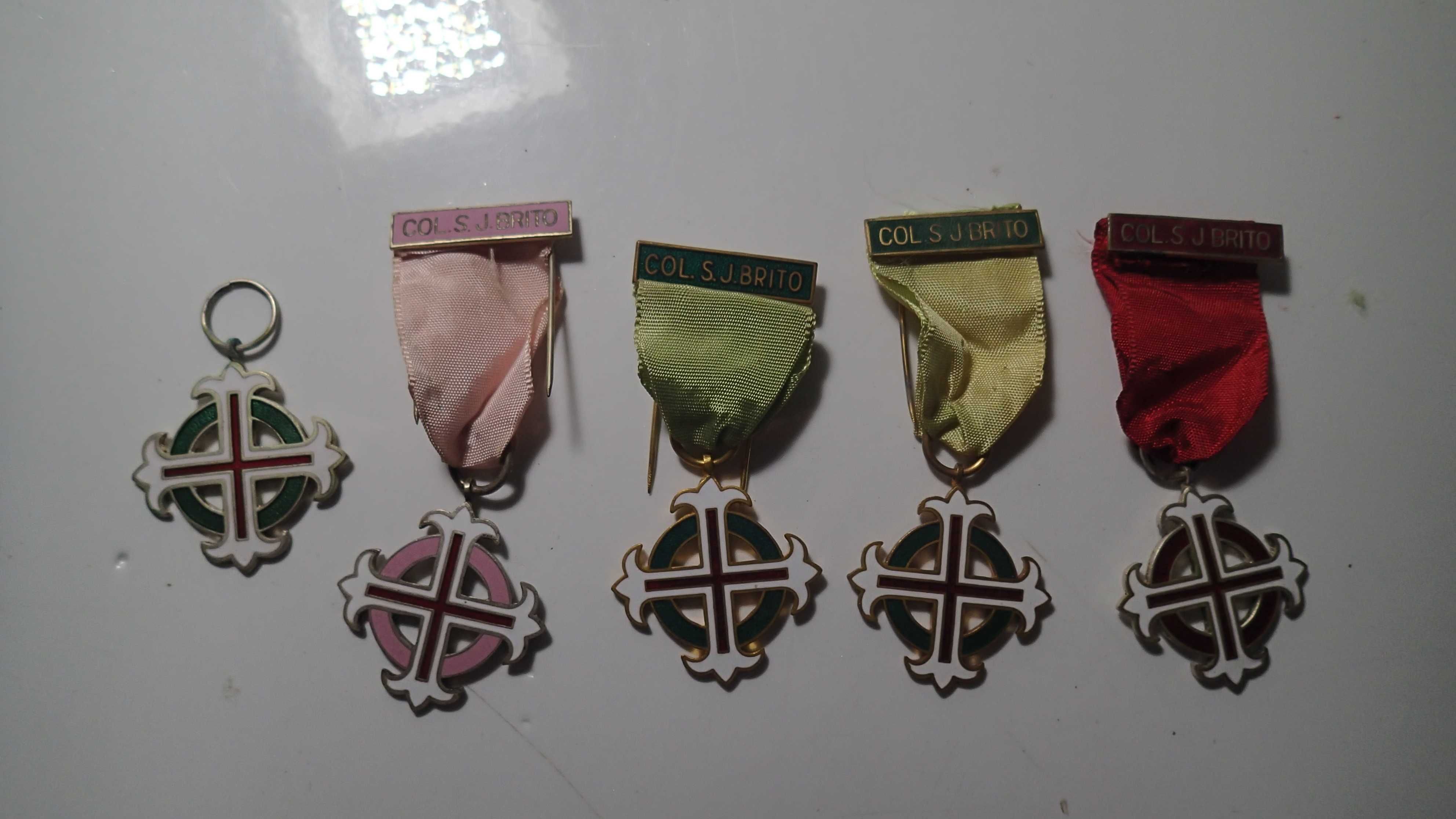 Medalhas de mérito escolar Colégio S.J.Brito