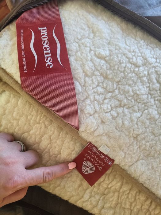 Komplet 2x kołder 135x200 2x poduszek 40x75 Prosens Woolmark Merynos