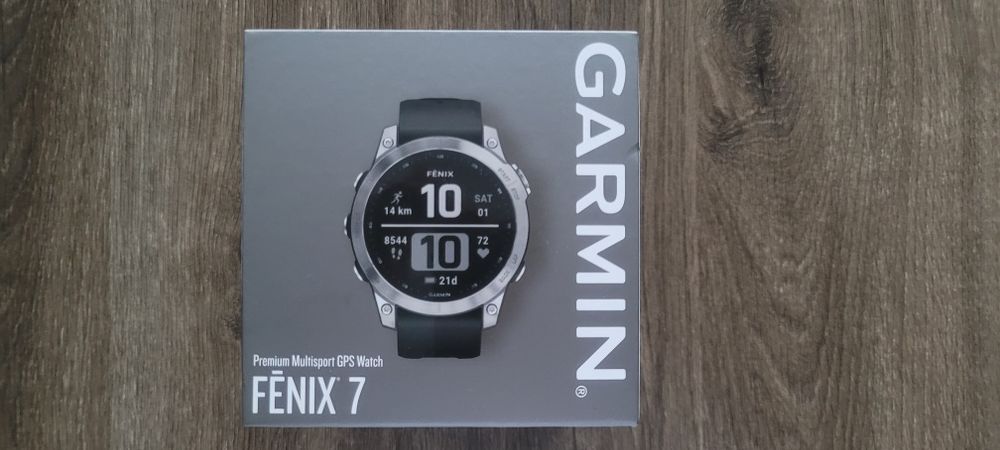 Zegarek sportowy Garmin Fenix 7 srebrny 47mm MIP 1,3"