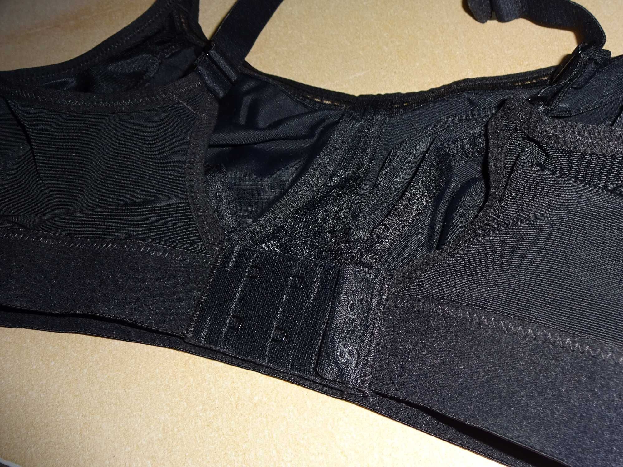 SHOCK ABSORBER oryg. czarny sportowy biustonosz Okazja 70E