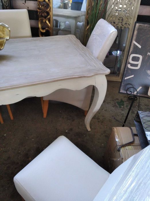 Stół prowansalski plus  6 foteli