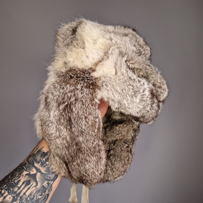 Czapka futrzana ushanka – naturalne futro bobra – ZSRR, rok 1976 – ory