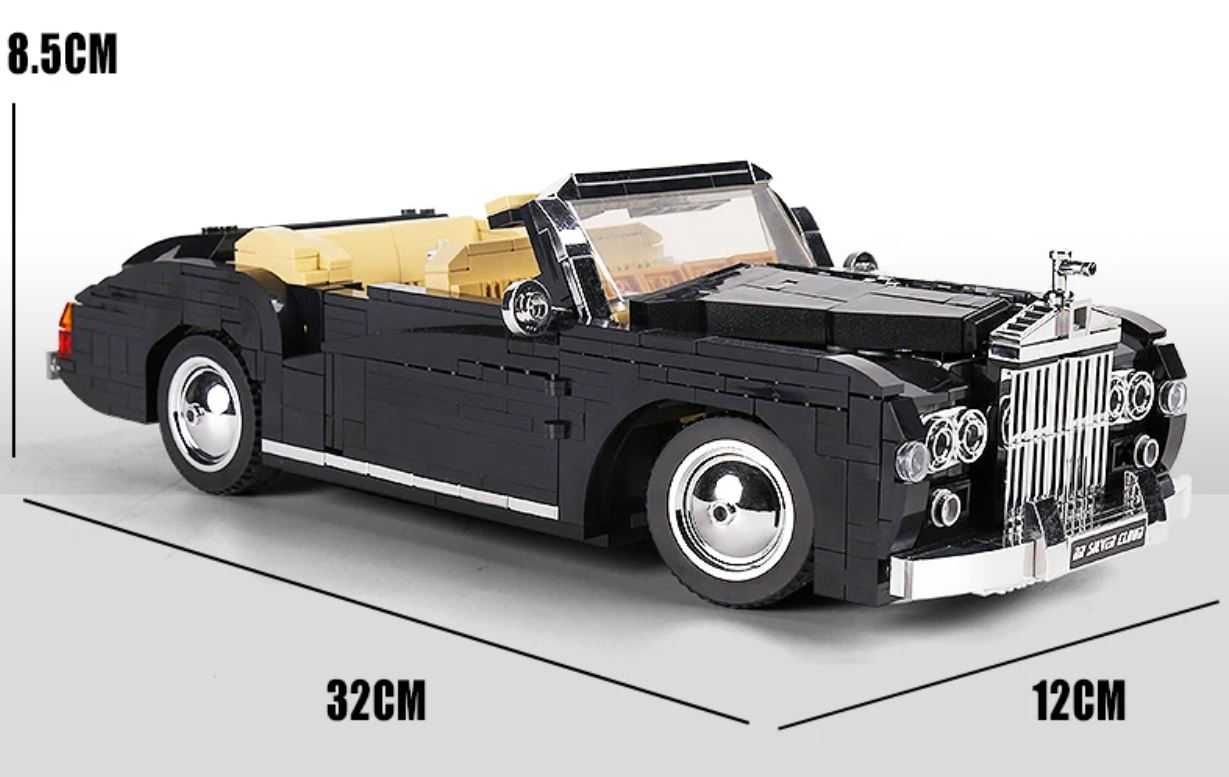 Klocki ROLLS ROYCE 1964-RR 1069-klocków czarny 32cm zamiennik TECHNIC