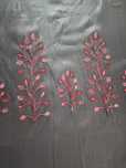 Firana na metry wysoka cekiny woal bordo 2,6 m 260 cm