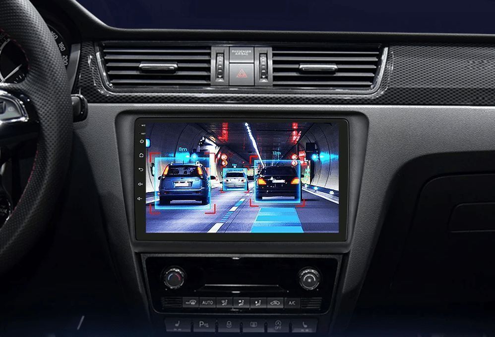 Nowoczesne radio Android Auto do Skoda Rapid 2013 - 2019, 6GB 128GB