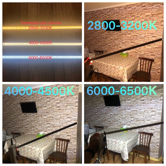 Лед лампи від павербанка різною довжиною і довжиною проводу 3 метра