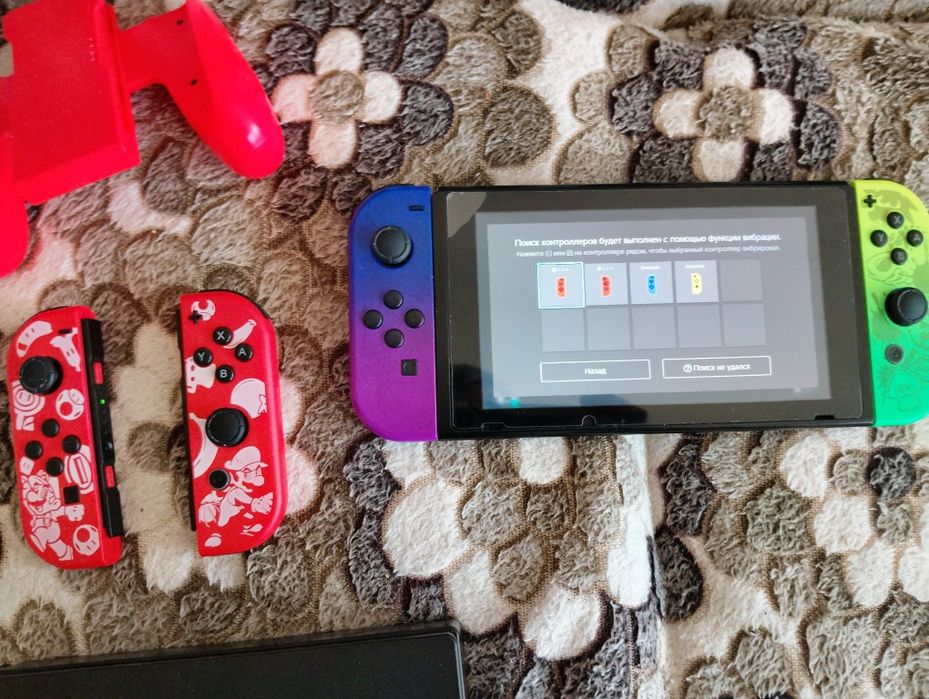 Nintendo Switch + додаткові Joycon + SD card 512 GB + 2 захисних скла