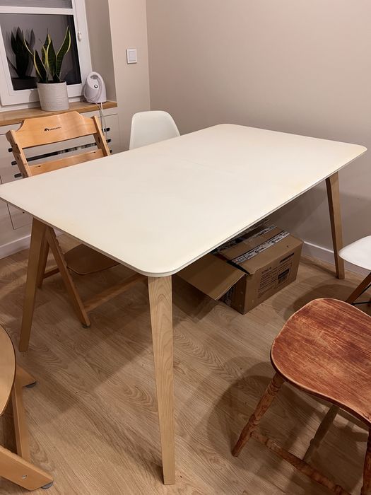 Stół jadalniany rozkładany 145/185/85 – używany