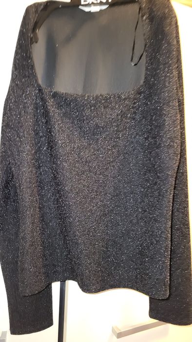 Bluzka dzianinowa, granatowa, marka HM