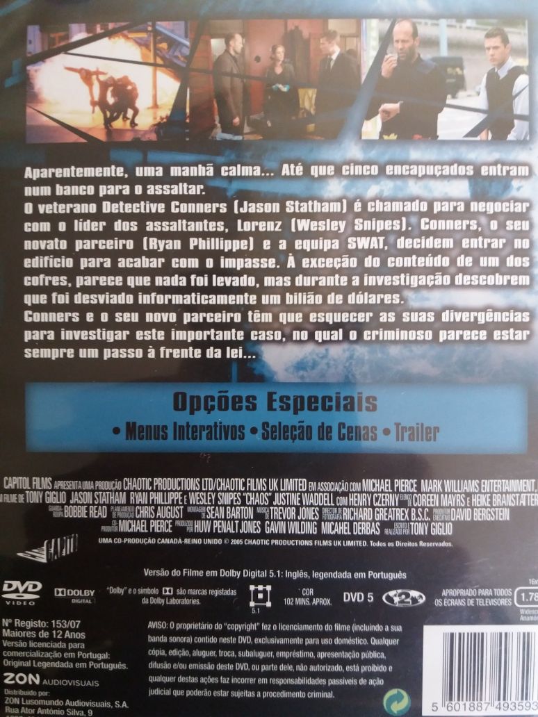 DVD Filme - CAOS