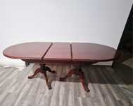 Mesa de jantar mogno extensivel + cadeiras