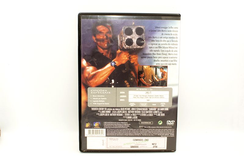 DVD de Arnold Schwarzenegger de 1985 para Colecionadores