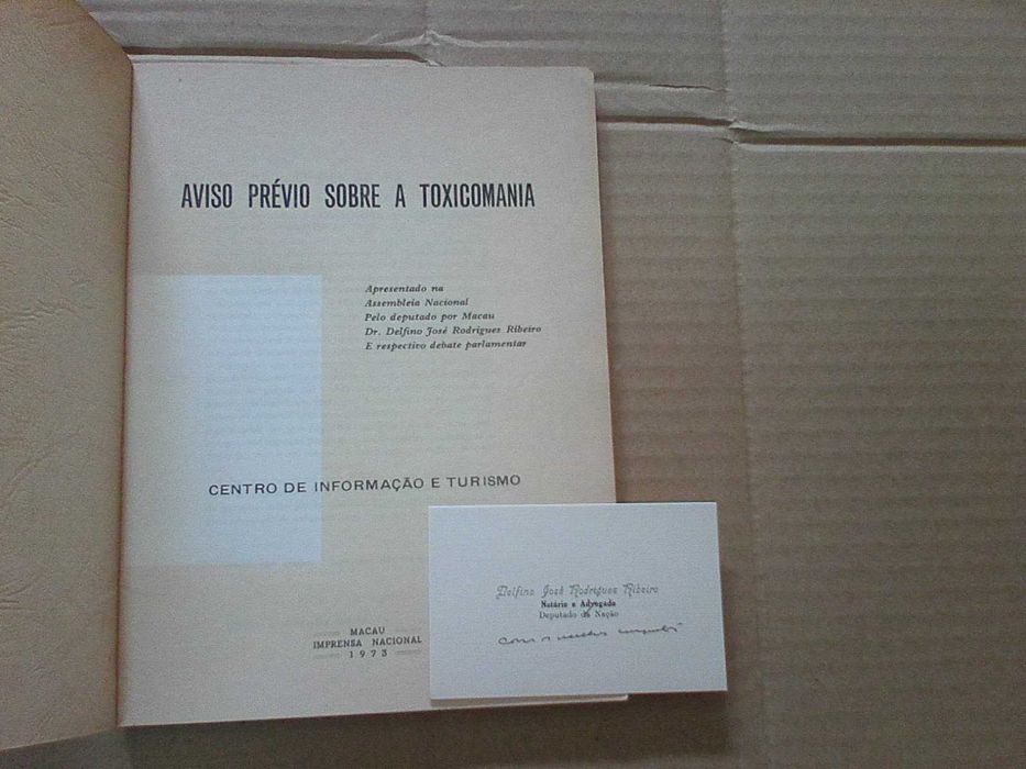 Aviso prévio sobre a toxicomania