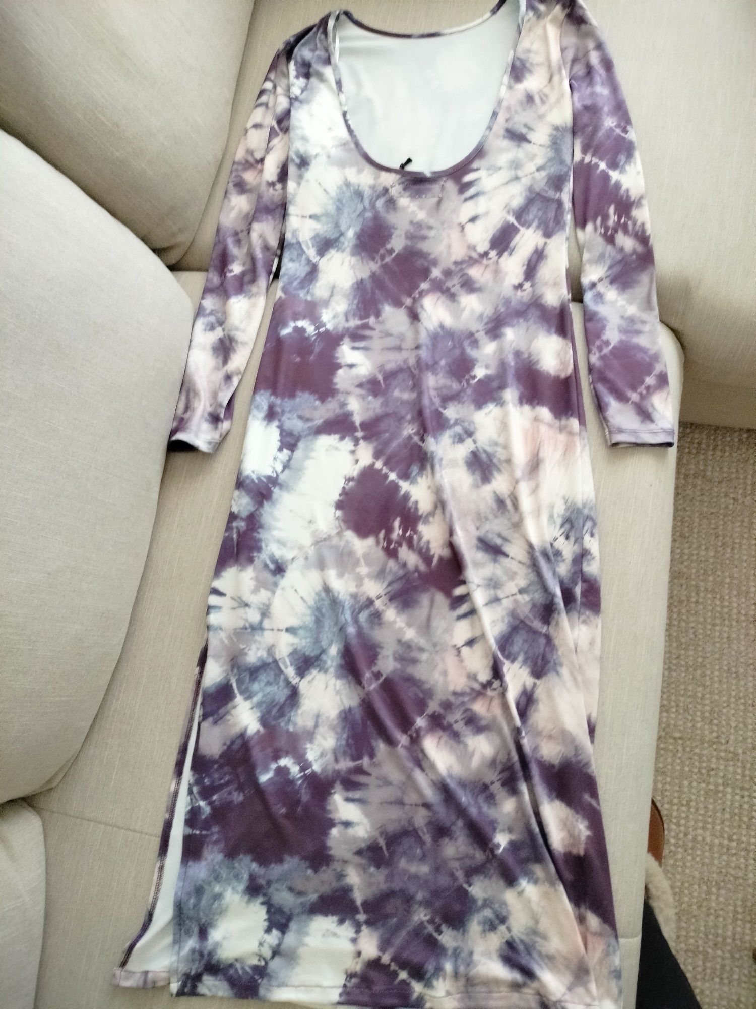 Vestido midi meia estação Lefties M/Novo