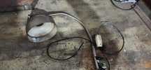 Lampa biuroowa prl