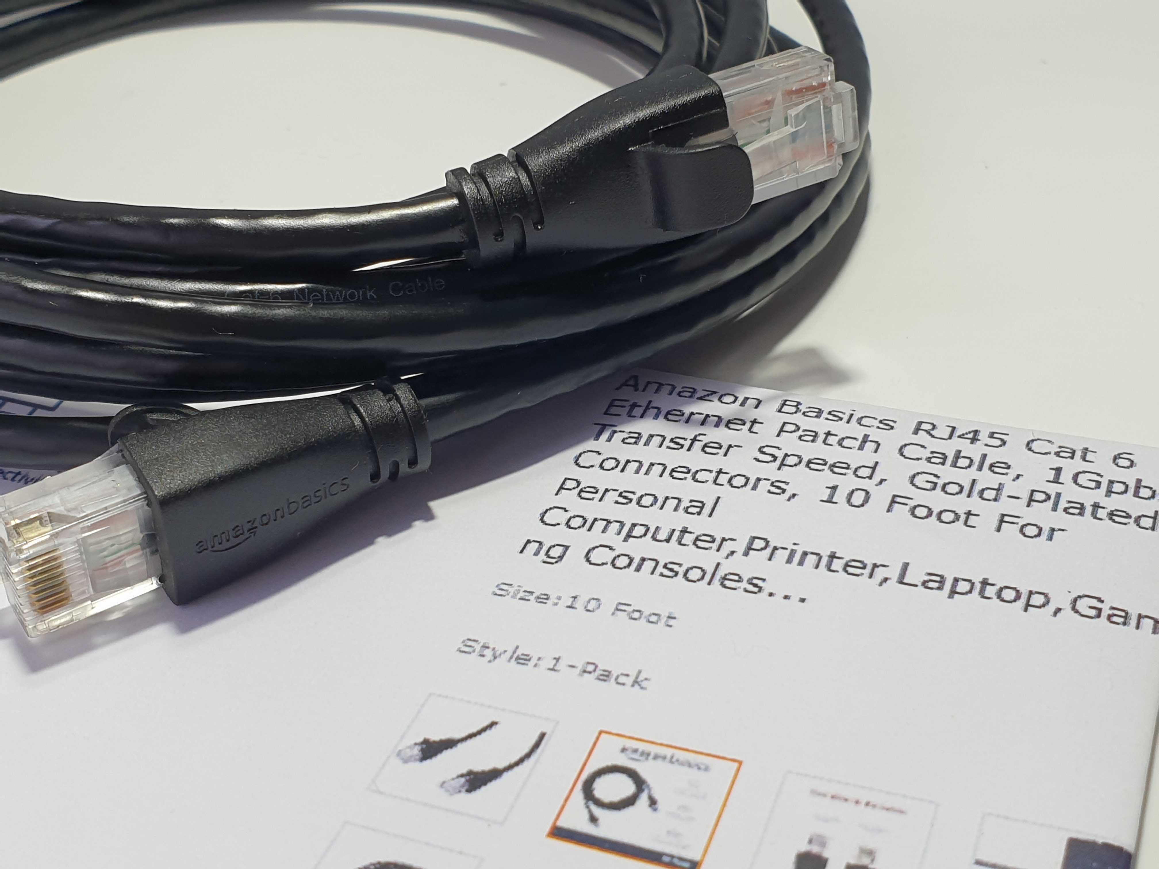патч корд  Cat 6 Gigabit  3м/4м/7м Amazon
